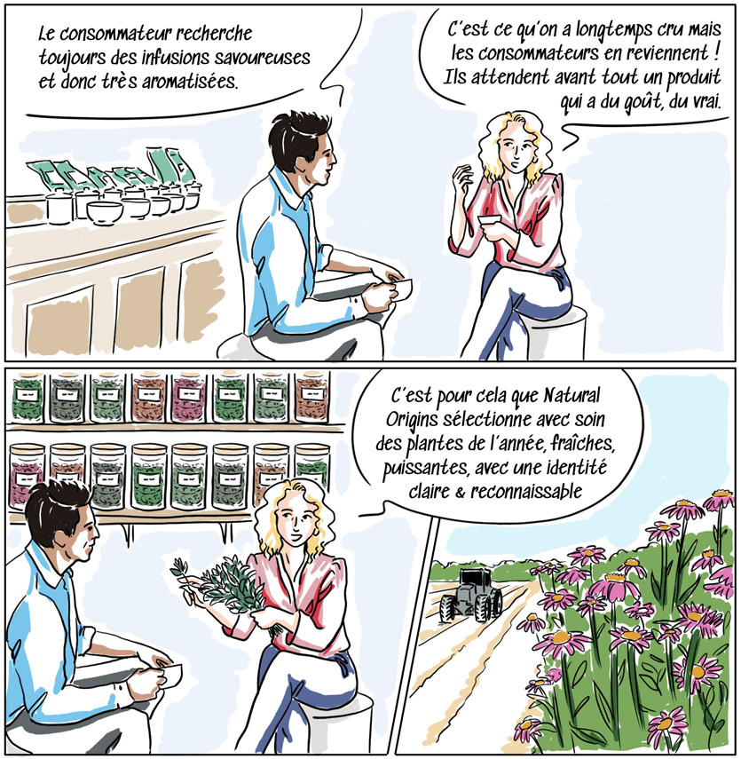 Une plante de qualité et bien sélectionnée a un impact organoleptique unique et puissant